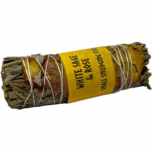 White Sage & Rose Petals - 4''